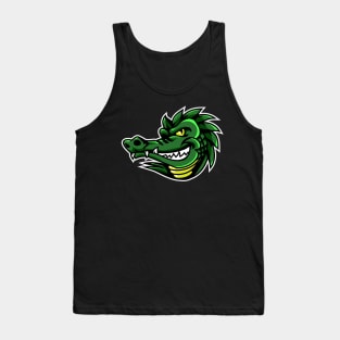 Alligator Crocodile Head Tank Top